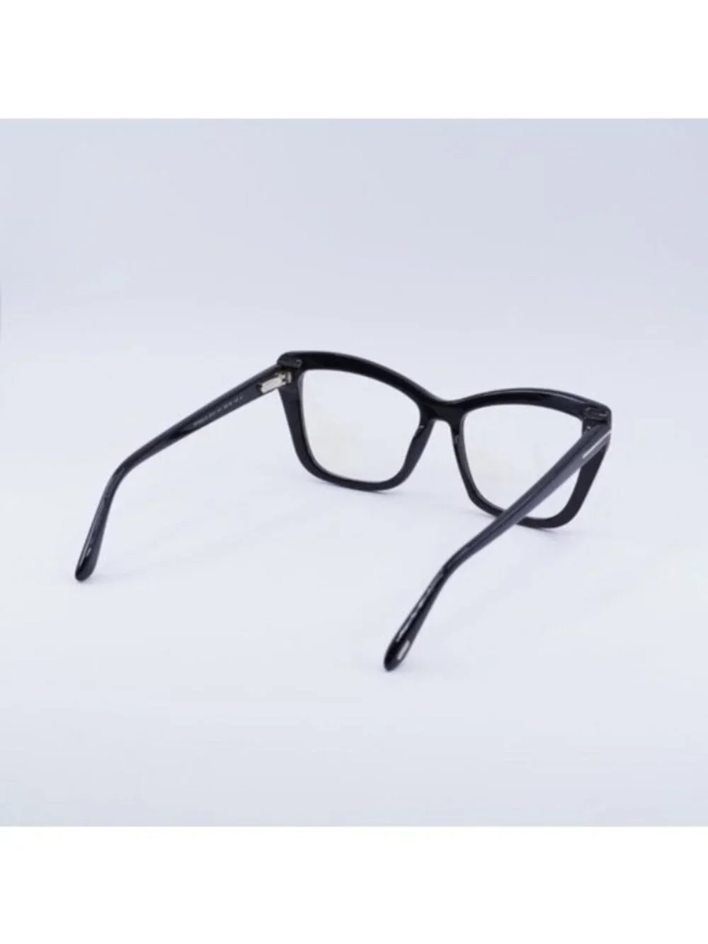 Tom Ford FT5826-B 001 Eyeglasses Black 55mm Cat Eye Frame